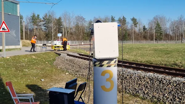 SAMIRAfix stationär an der Strecke