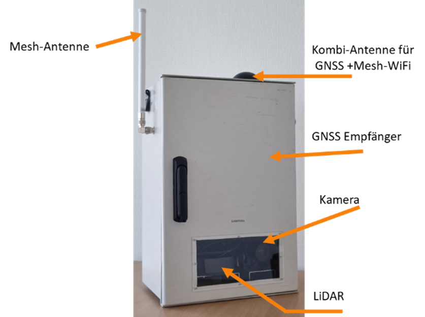 Das stationäre Modul SAMIRAfix im Demonstrationsaufbau